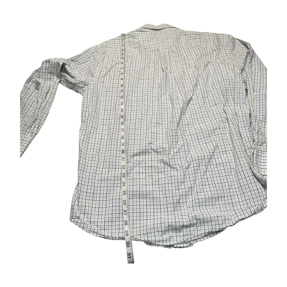 Nautica Classic Fit Plaid Button Down Shirt Mens 16.5 34 35